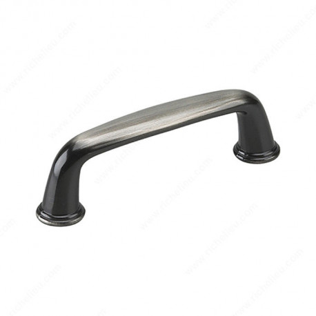 Richelieu 87 Traditional Metal Pull, Black Finished