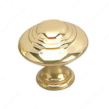 Richelieu 24487 Traditional Brass Knob