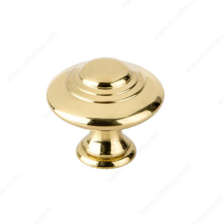 Richelieu 24499 Traditional Brass Knob