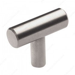 Richelieu BP348740170AB Contemporary Antibacterial Knob in Stainless Steel