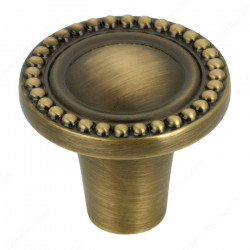 Richelieu BP74325 Traditional Brass Knob
