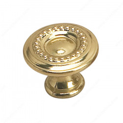 Richelieu 24404 Traditional Brass Knob