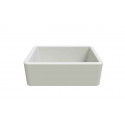 American Imaginations 2ZQO7 30" White Granite Composite Kitchen Sink w/ 1 Bowl, Semi Recessed
