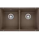 American Imaginations 2ZQTP 32" Granite Composite Coffee Kitchen Sink w/ 2 Bowl, Modern Style