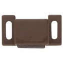 Liberty Hardware C08132V-BR-P2 Magnetic Cabinet Catch & Strike, Brown, 1.25 x .5-In.