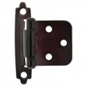 Liberty Hardware H0103BL-500-U Overlay Cabinet Hinges, Self-Closing , Oil-Rubbed Bronze, 2-Pk.