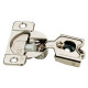 Brainerd Mfg Co/Liberty Hdw H1530SL-NP-U1 Soft-Close Partial Overlay Cabinet Hinge, Nickel Plated, 1/2-In., 10-Pk.