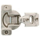 Brainerd Mfg Co/Liberty Hdw H70223L-NP-U Nickel Plated Partial Overlay Hinges, 2-Pk.