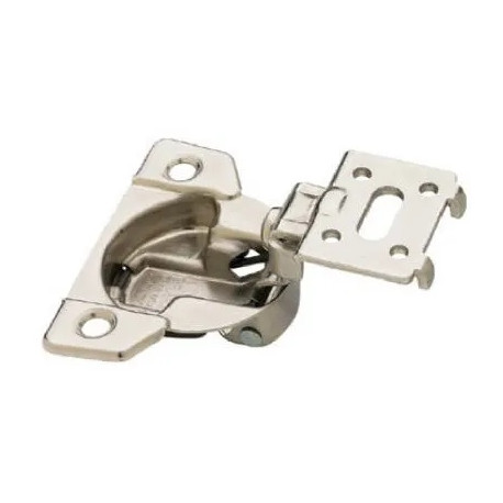 Brainerd Mfg Co/Liberty Hdw HN0042V-NP-C Face Frame Cabinet Hinges, Nickel Plate, 1-3/8-In., 2-Pk.