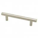Liberty Hardware P02100-SS-C Cabinet Pull Flat End Bar, Stainless Steel, 3-25/32-In.