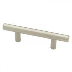 Brainerd Mfg Co/Liberty Hdw P02164-SS-C Cabinet Pull Flat End Bar, Stainless Steel, 2.5-In.