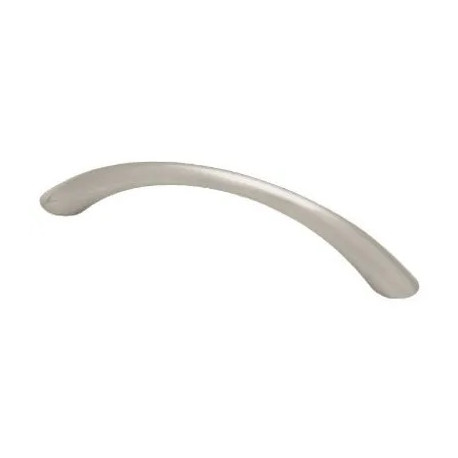 Brainerd Mfg Co/Liberty Hdw P0270A-SN-C Tapered Bow Cabinet Pull, Satin Nickel, 3.75-In.