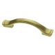 Brainerd Mfg Co/Liberty Hdw P18949C-AB-CP Cabinet Pull, Dual Mount, Antique Brass, 3 - 3.75-In.