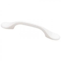 Brainerd Mfg Co/Liberty Hdw P50123H-W-C White Spoon Foot Cabinet Pull,5-In.