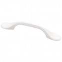 Liberty Hardware P50123H-W-C White Spoon Foot Cabinet Pull,5-In.