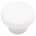 Liberty Hardware P624AAH-W-C7 Round Cabinet Knob, White Plastic, 1-3/8-In.