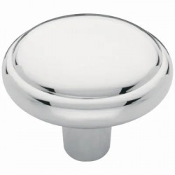 Brainerd Mfg Co/Liberty Hdw P6361AC-PC-C Dome Top Cabinet Knob, Polished Chrome, 1-3/16-In. Round