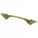 Liberty Hardware P73000H-AB-C Traditional Bow Cabinet Pull, Antique Brass, 4.5-In.