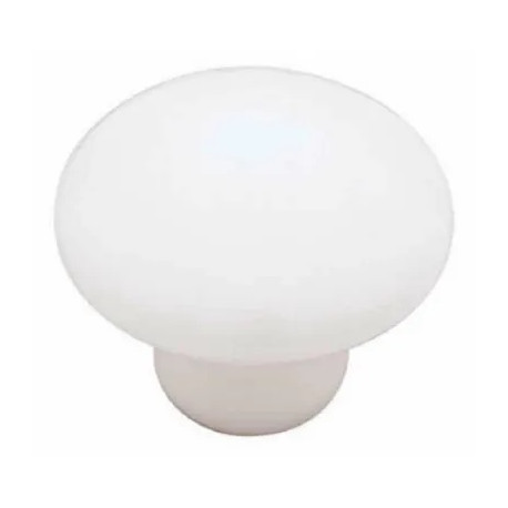 Brainerd Mfg Co/Liberty Hdw P95713H-W-C7 1-3/8-In. White Ceramic Round Cabinet Knob