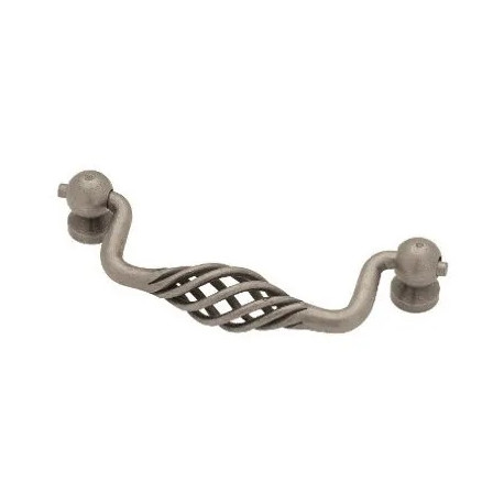 Brainerd Mfg Co/Liberty Hdw PN0527-AP-C Cabinet Pull, Birdcage Bail, Pewter, 3.75-In.