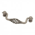 Liberty Hardware PN0527-AP-C Cabinet Pull, Birdcage Bail, Pewter, 3.75-In.