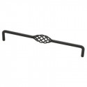 Liberty Hardware PN0575-FB-C Cabinet Pull, Birdcage Wire, Flat Black, 11-5/16-In.