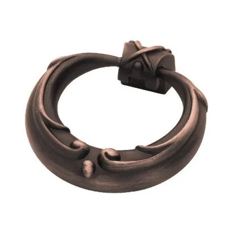 Brainerd Mfg Co/Liberty Hdw PN1512-VBR-C Cabinet Pull, French Lace Ring, Bronze & Copper, 2-In.