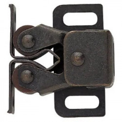 Brainerd Mfg Co/Liberty Hdw C08820L Cabinet Catch, Double Roller With Spear Strike, 2-Pk.
