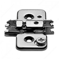 Richelieu 173H71 BLUM Mounting Plates with Adjusting Cam, Nickel