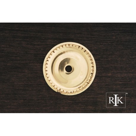 RKI BP 7822 Beaded Single Hole Backplate