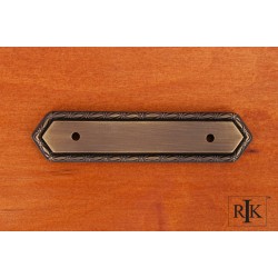 RKI BP 7824 Deco-Leaf Edge Pull Backplate