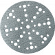Hafele 005.34. Aluminum Oxide Discs, 6", Ceramic Blue, 49 Holes, 100/Pk