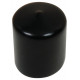Hafele 007.91.189 Protective End Caps for Lateral Parts Cart, Vinyl, Black