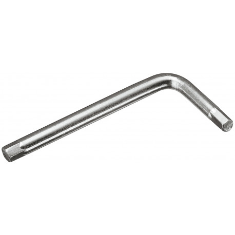 Hafele 008.28.260 Hex key, 6 mm, L-shaped, Steel, Galvanized