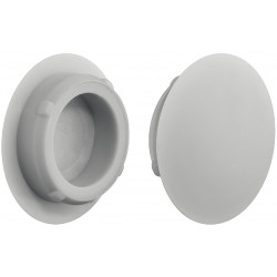 Hafele 045.00. Cover Cap for Blind Hole, 20/15 mm, Push Fitting, Plastic
