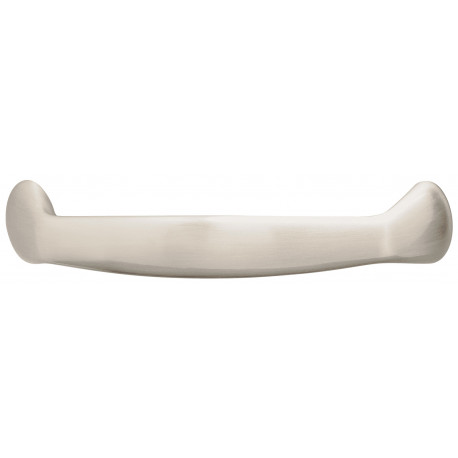 Hafele 107.04.602 Transitional Collection Cabinet Handle, Satin Nickel, M4, CTC - 128 mm, Zinc