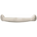 Hafele 107.04.602 Transitional Collection Cabinet Handle, Satin Nickel, M4, CTC - 128 mm, Zinc