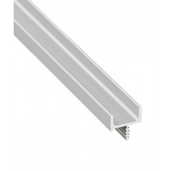 Hafele 126.20.905 Handle Profile for Cabinet, Silver Colored, Aluminum, 12 x 22 x 2500 mm