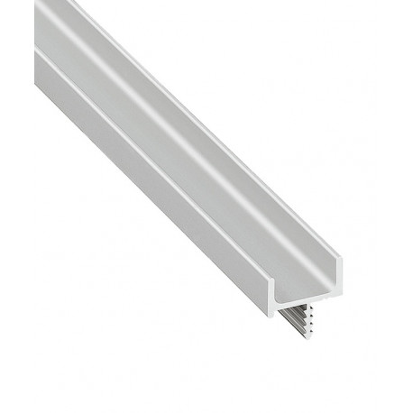 Hafele 126.20.905 Handle Profile for Cabinet, Silver Colored, Aluminum, 12 x 22 x 2500 mm