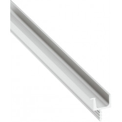 Hafele 126.95.900 Handle Profile for Cabinet, Aluminum, Stainless Steel Colored Anodized (E6), 2,450 mm