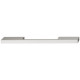 Hafele 155.00. Isabella Collection Cabinet Handles, Silver Coloured Anodized, M4, Aluminum