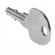 Hafele 210.11.058 Key For Symo Universal Cylinder Core, Warehouse Locking System, Nickel Plated, Steel