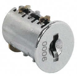 Hafele 210.41.601 Universal Cylinder Removable Core, Warehouse Locking Cylinder w/o Key, MK1