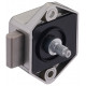 Hafele 211.61.604 Push-Lock Mini, Deadbolt Rim Lock, Backset 15 mm, Matt Nickel