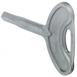 Hafele 235.76.909 Square Profile Key for Cam Locks, Cast Iron