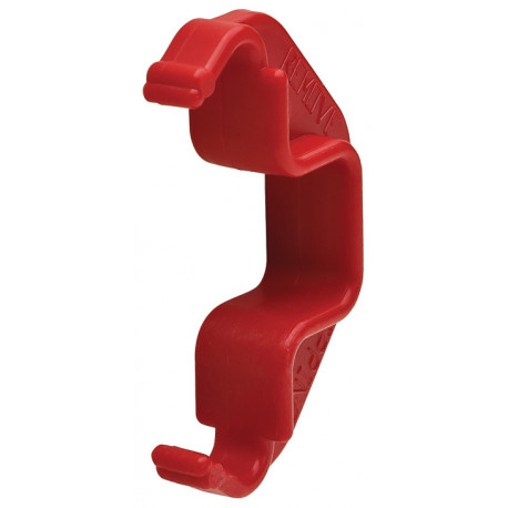 Hafele 237.44.990 Wedge Lock for No Lock Anti-Tip Interlock, Plastic, Red