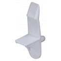 Hafele 282.47.730 Shelf Support w/ Spring Clip, For Wood Shelves, 16 mm Thick, White