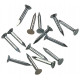 Hafele 283.19.999 Nails for 255 Pilaster Standards, KV, Steel, Zinc, 650 Nails/Pk