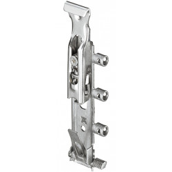 Hafele 290.21. Cabinet Hanger for Press Fitting, 286 lb Load Capacity, Steel, Zinc Plate