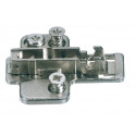 Hafele 322.89.724 Mounting Plate, Cruciform Cam Adjusting for Grass Click On System Hinges